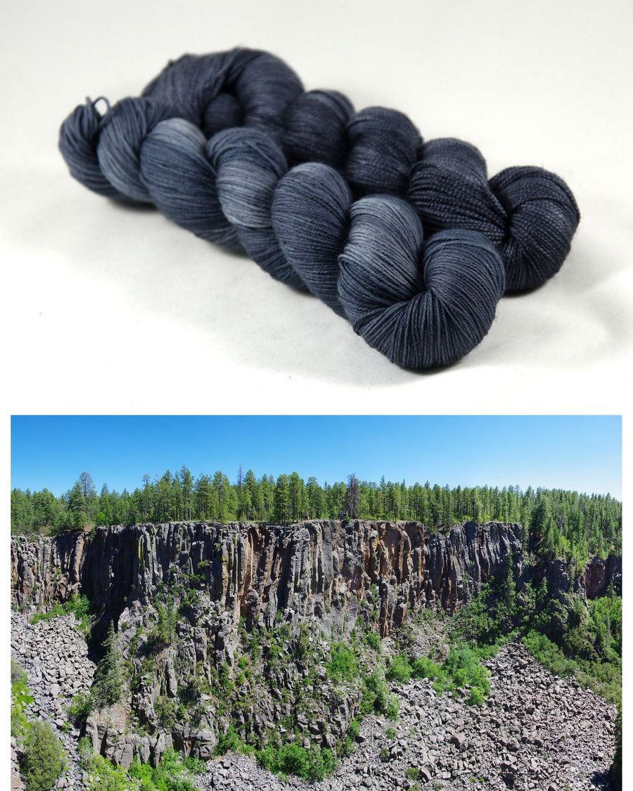 Destination Yarn fingering weight yarn Basalt