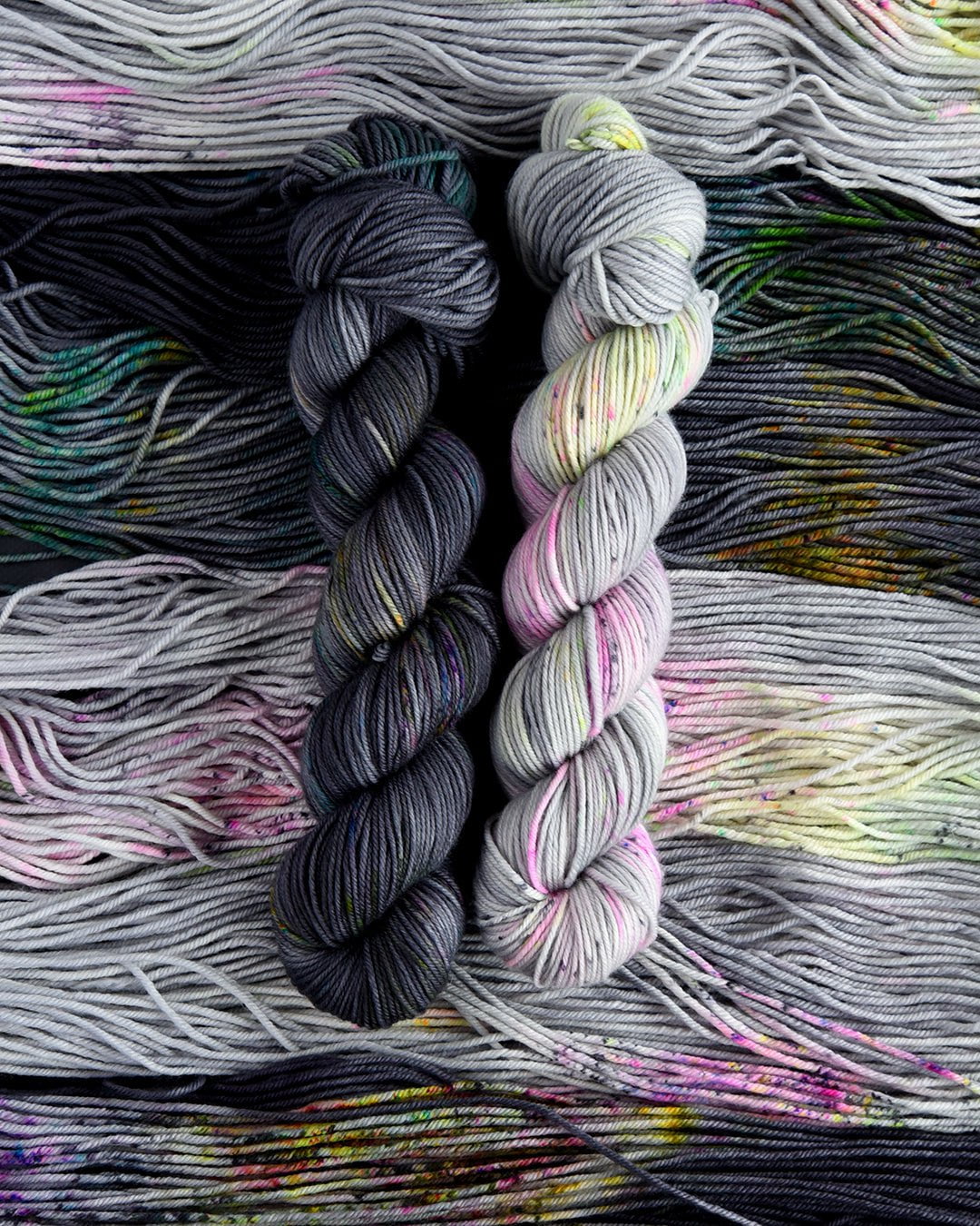 Destination Yarn fingering weight yarn Rockstar / Popstar Pair