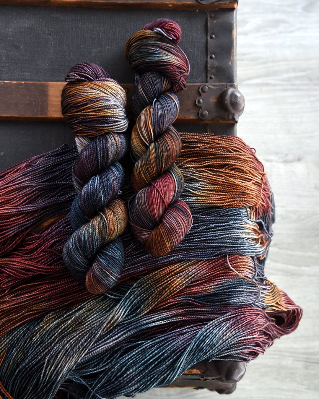 Destination Yarn fingering weight yarn Sad Girl Autumn