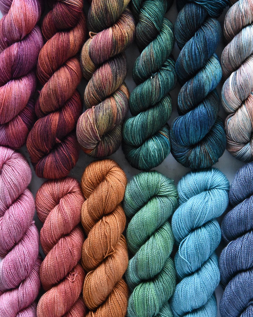 Destination Yarn fingering weight yarn Southwest Collection Full Skein Set
