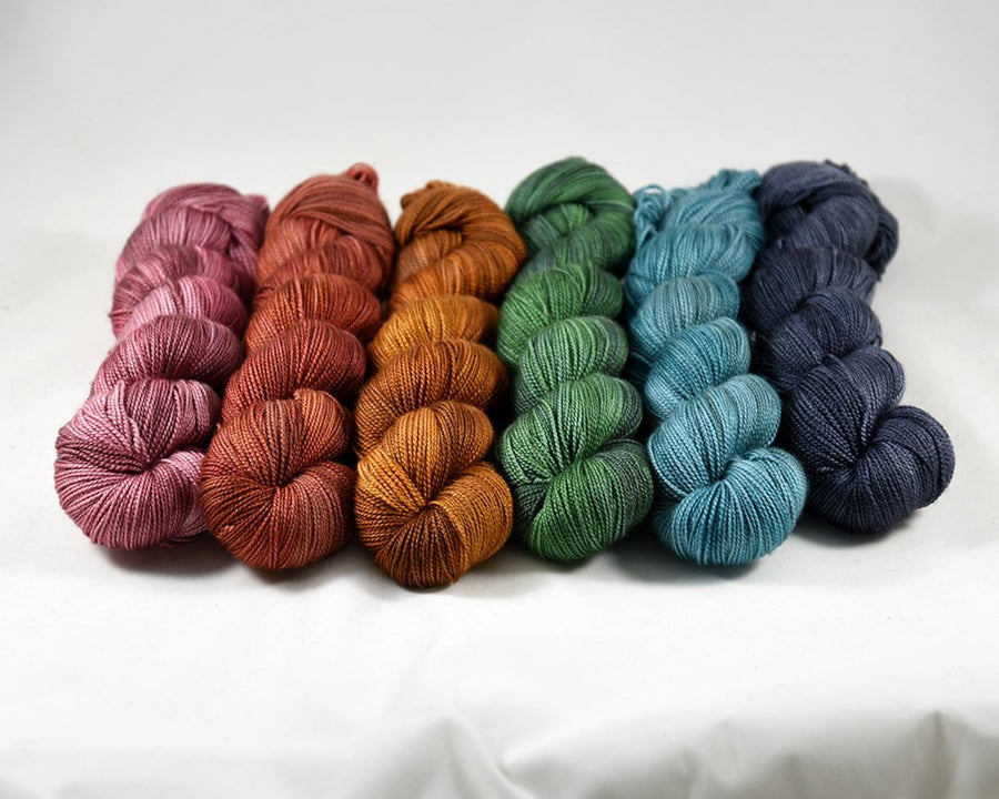 Destination Yarn fingering weight yarn Southwest Collection Tonal Colorways Set