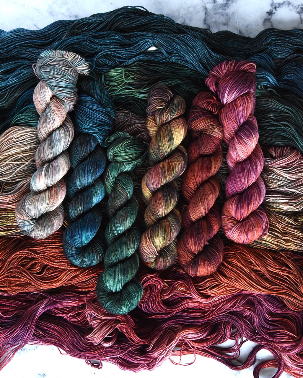 Destination Yarn fingering weight yarn Southwest Collection Varigated Colorways Set