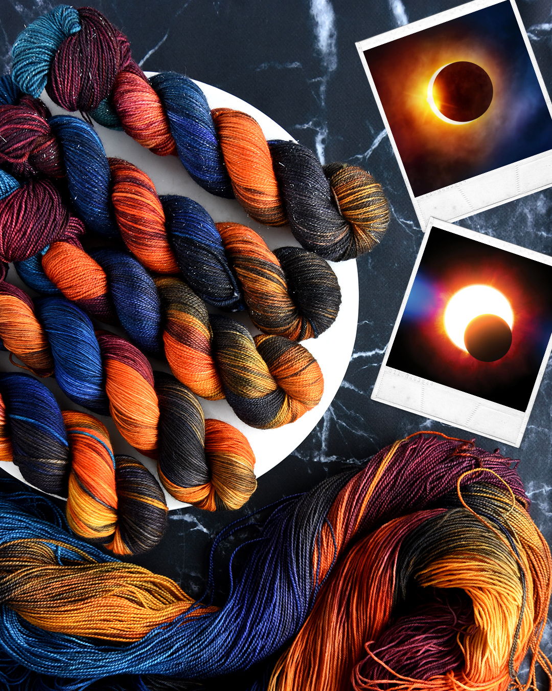 Destination Yarn fingering weight yarn Total Eclipse