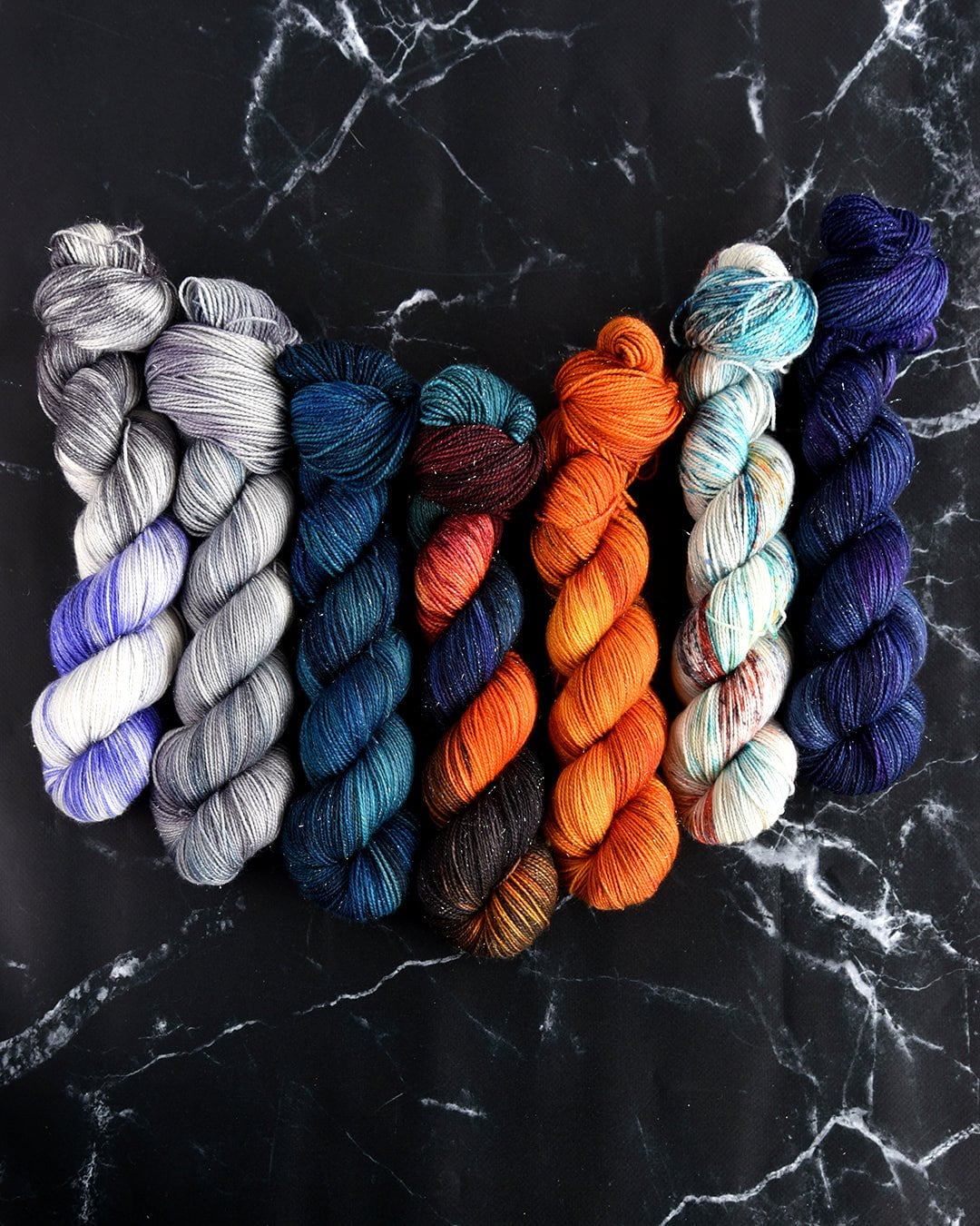 Destination Yarn fingering weight yarn Total Eclipse Full Skein Set