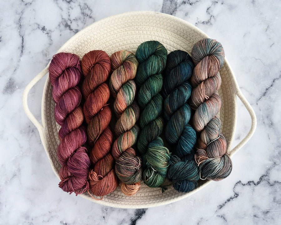 Destination Yarn Mini Skein Set Southwest Collection Varigated Colorways - MINI SKEIN SET