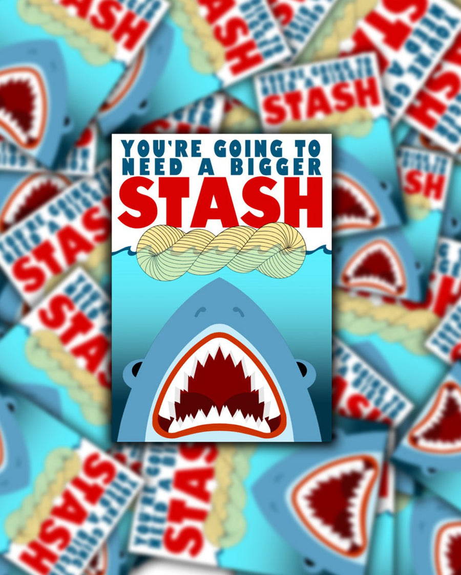 Destination Yarn Sticker You're going to need a bigger Stash - Sticker