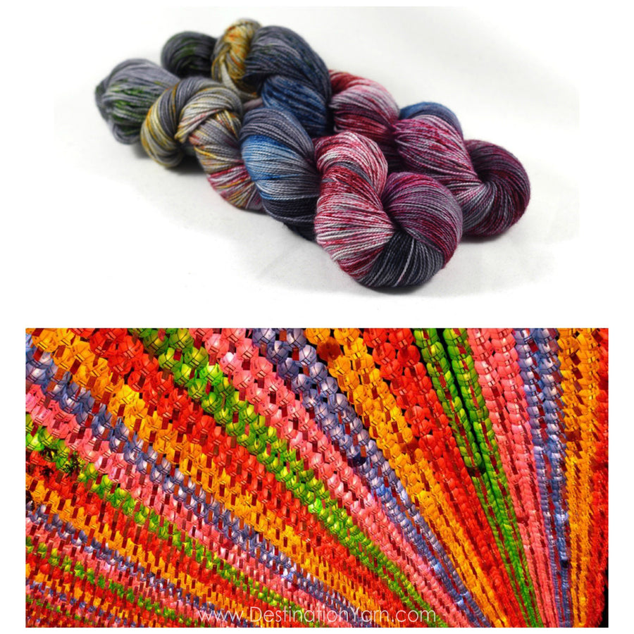 Destination Yarn DK Weight Yarn Lotus Lantern Festival - DK weight