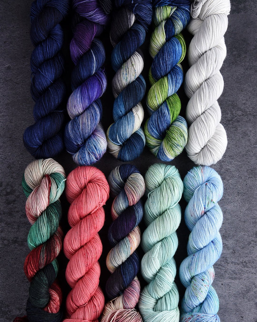 Destination Yarn fingering weight yarn CHICAGOLAND Full Skein Set - Dyed to Order