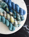 Destination Yarn fingering weight yarn Cool Planets Set - DYED TO ORDER