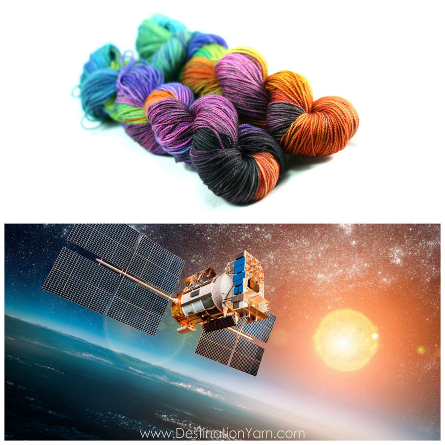 Destination Yarn fingering weight yarn INTERNATIONAL SPACE STATION