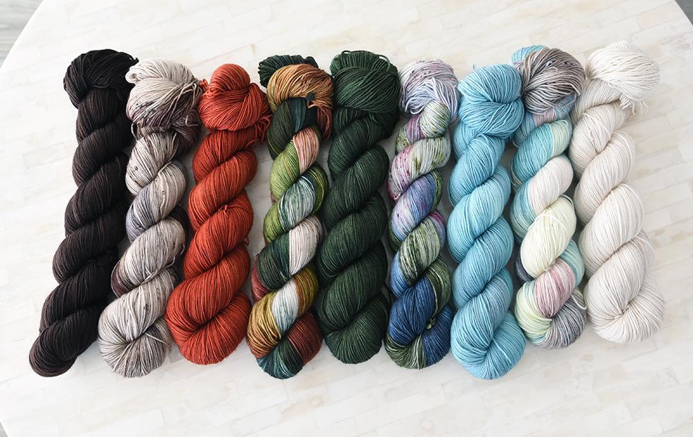 Destination Yarn fingering weight yarn Italy - FULL SKEIN SET