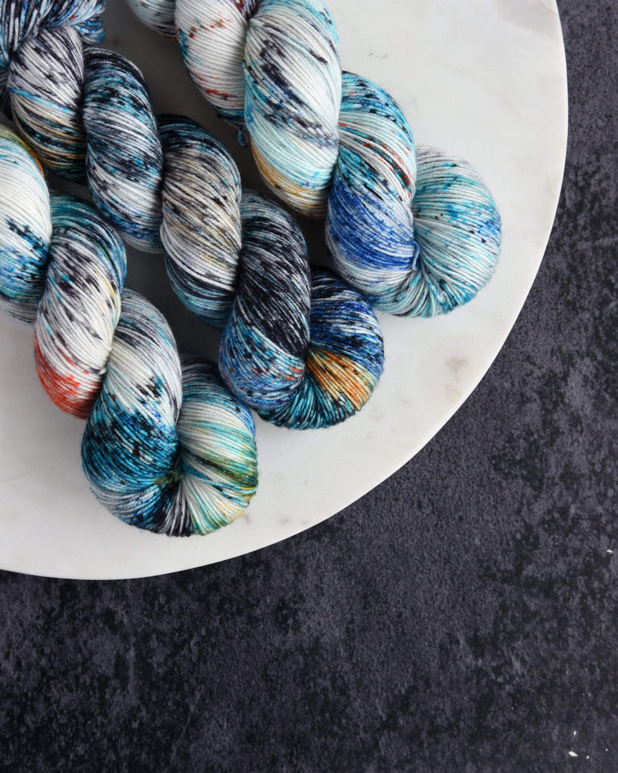 Destination Yarn fingering weight yarn Lunar Landing - Dyed to Order