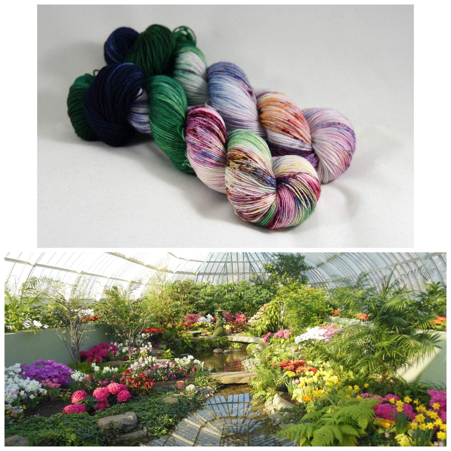 Destination Yarn fingering weight yarn Postcard (Fingering Weight) Phipps Conservatory