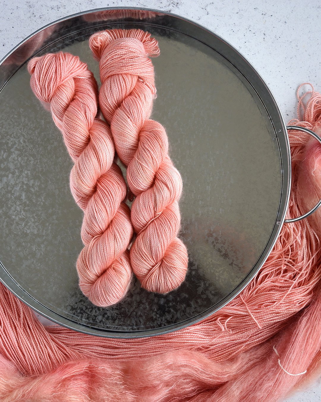 Destination Yarn fingering weight yarn Rosé
