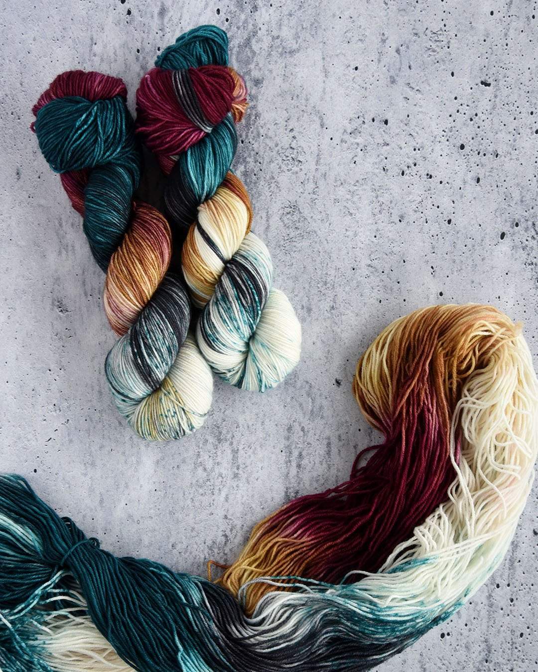 Destination Yarn fingering weight yarn Tinseltown