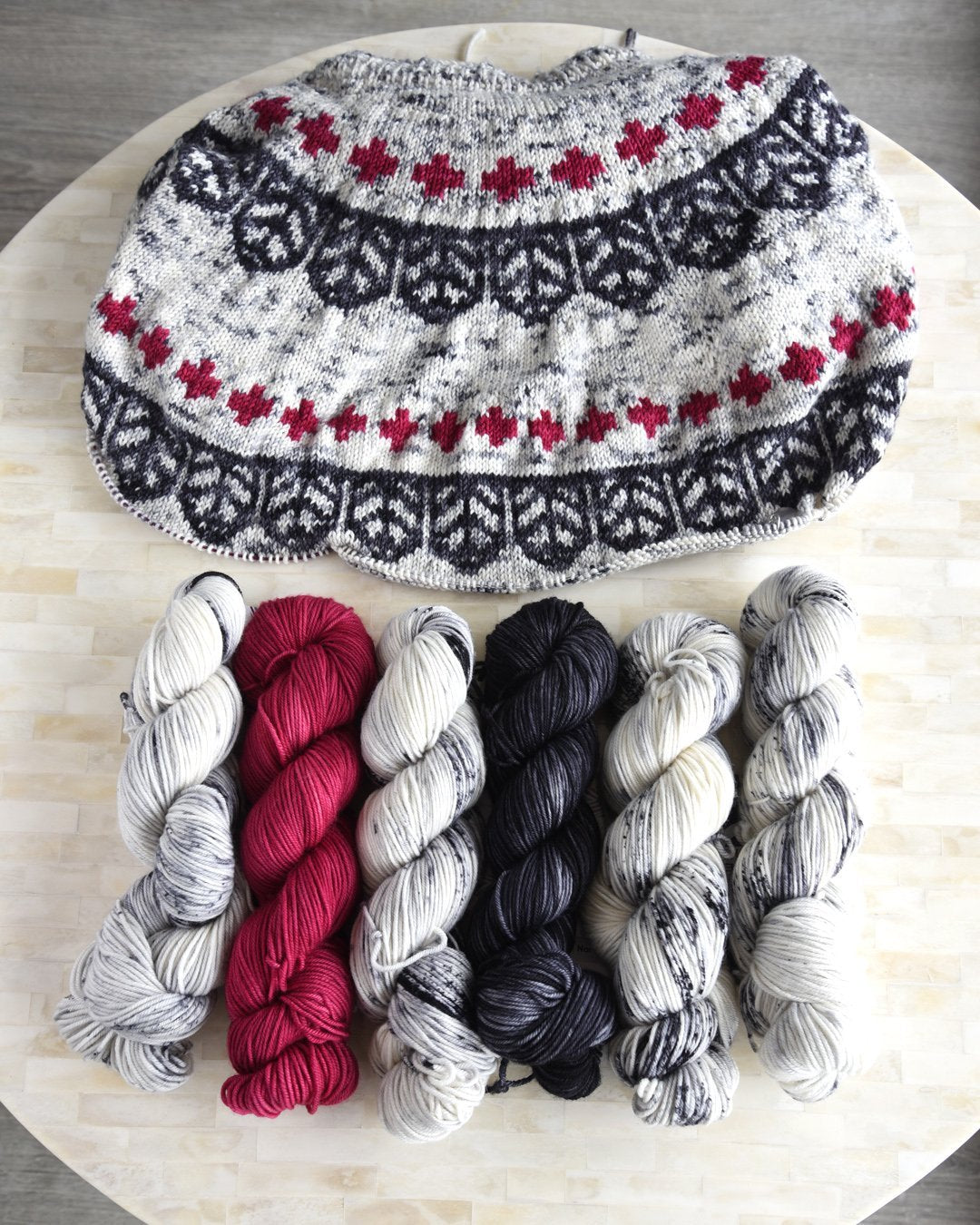 Destination Yarn Knitting Kit TECUMSEH SWEATER KIT - Nor'Easter