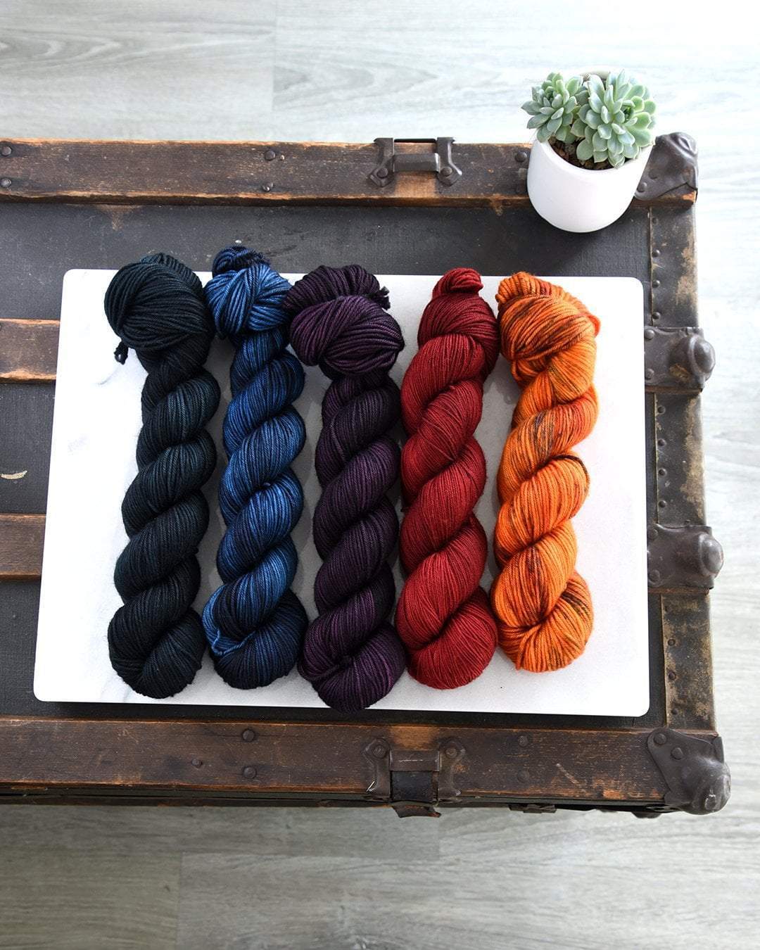 Destination Yarn Mini Skein Set Autumn Harvest Total Colorways - MINI SKEIN SET