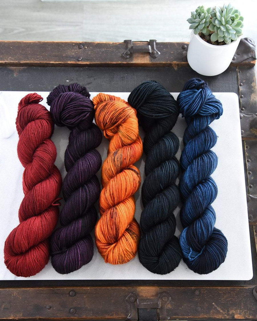 Destination Yarn Mini Skein Set Autumn Harvest Total Colorways - MINI SKEIN SET