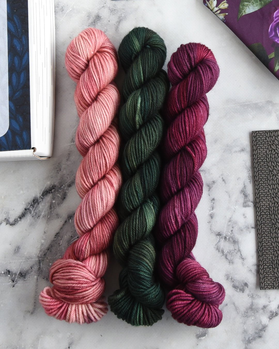 Destination Yarn Romance Trio
