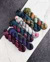 Destination Yarn fingering weight yarn All the World is a Stage - FULL SKEIN SET