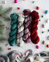 Destination Yarn fingering weight yarn Almost Christmas 4 skein set