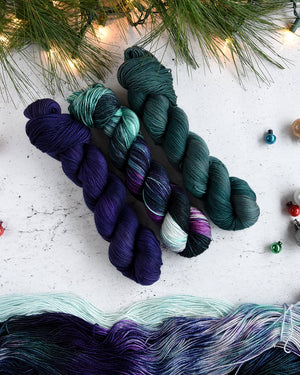 Destination Yarn fingering weight yarn Arctic Sky