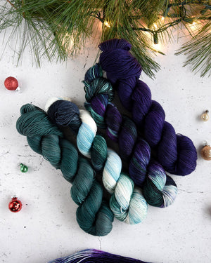 Destination Yarn fingering weight yarn Arctic Sky