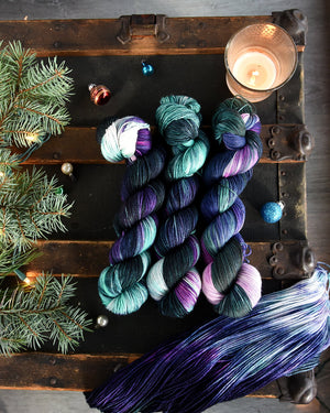 Destination Yarn fingering weight yarn Arctic Sky
