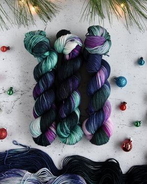 Destination Yarn fingering weight yarn Arctic Sky Trio