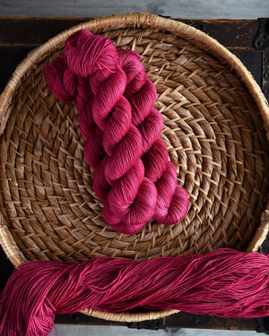 Destination Yarn fingering weight yarn Azalea - Dyed to Order