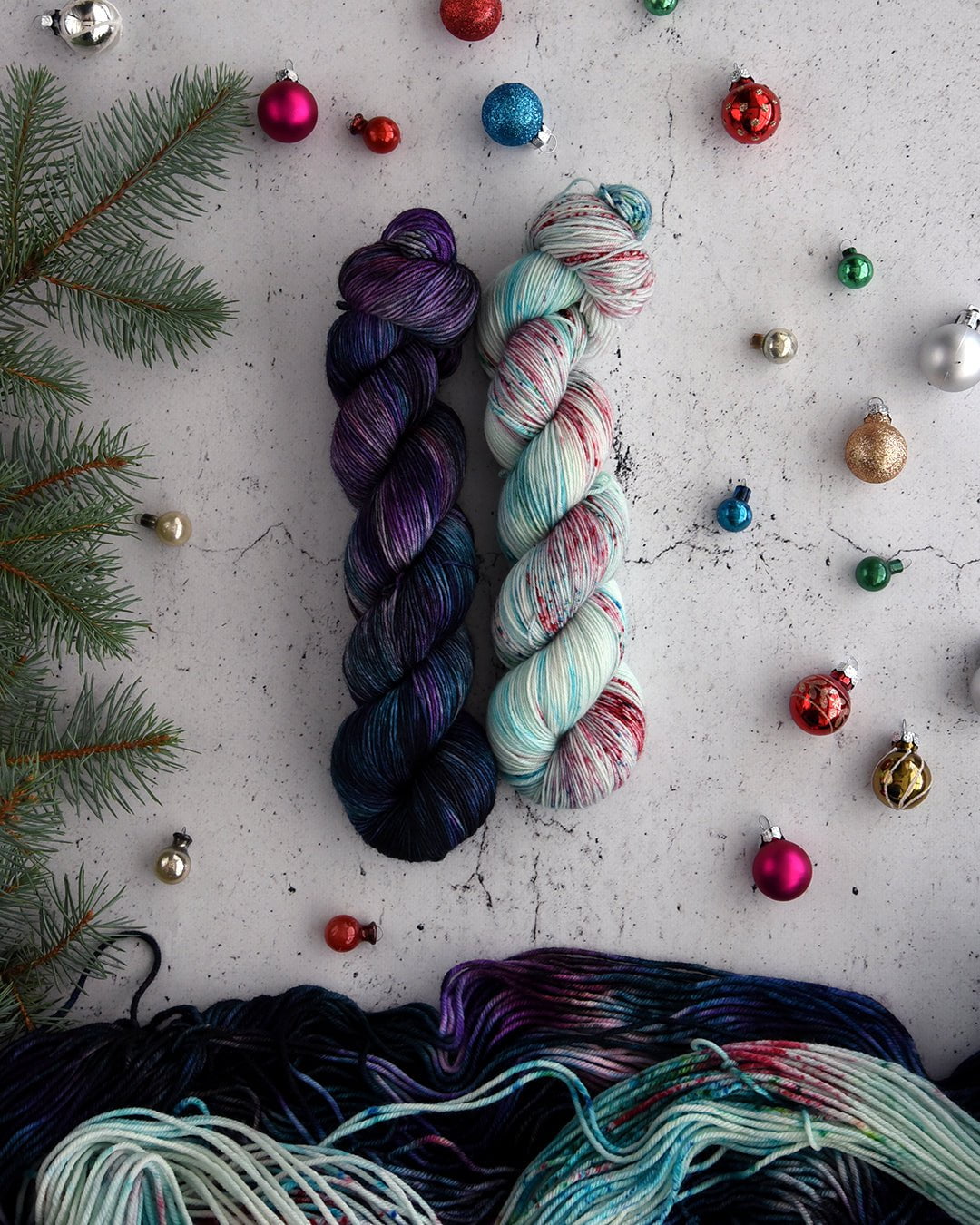Destination Yarn fingering weight yarn Bold Holiday Set