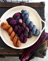 Destination Yarn fingering weight yarn Bordeaux - dyed to order