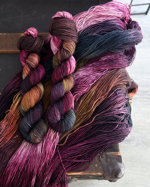 Destination Yarn fingering weight yarn Cakepalooza 2023 FULL SKEIN SET