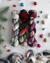 Destination Yarn fingering weight yarn Classic Christmas Trio