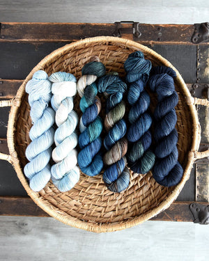Destination Yarn fingering weight yarn Coastal Fog - Dyed to Order