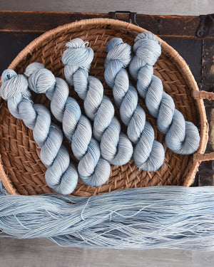 Destination Yarn fingering weight yarn Coastal Fog - Dyed to Order