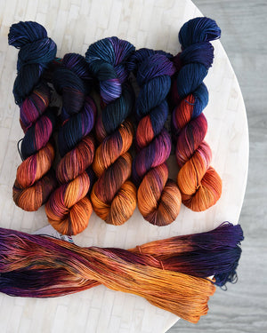 Destination Yarn fingering weight yarn Cowboy, Take Me Away