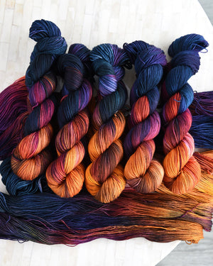 Destination Yarn fingering weight yarn Cowboy, Take Me Away