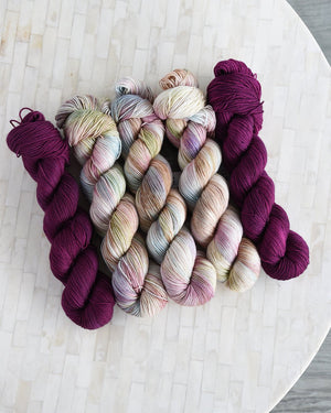 Destination Yarn fingering weight yarn Dusk