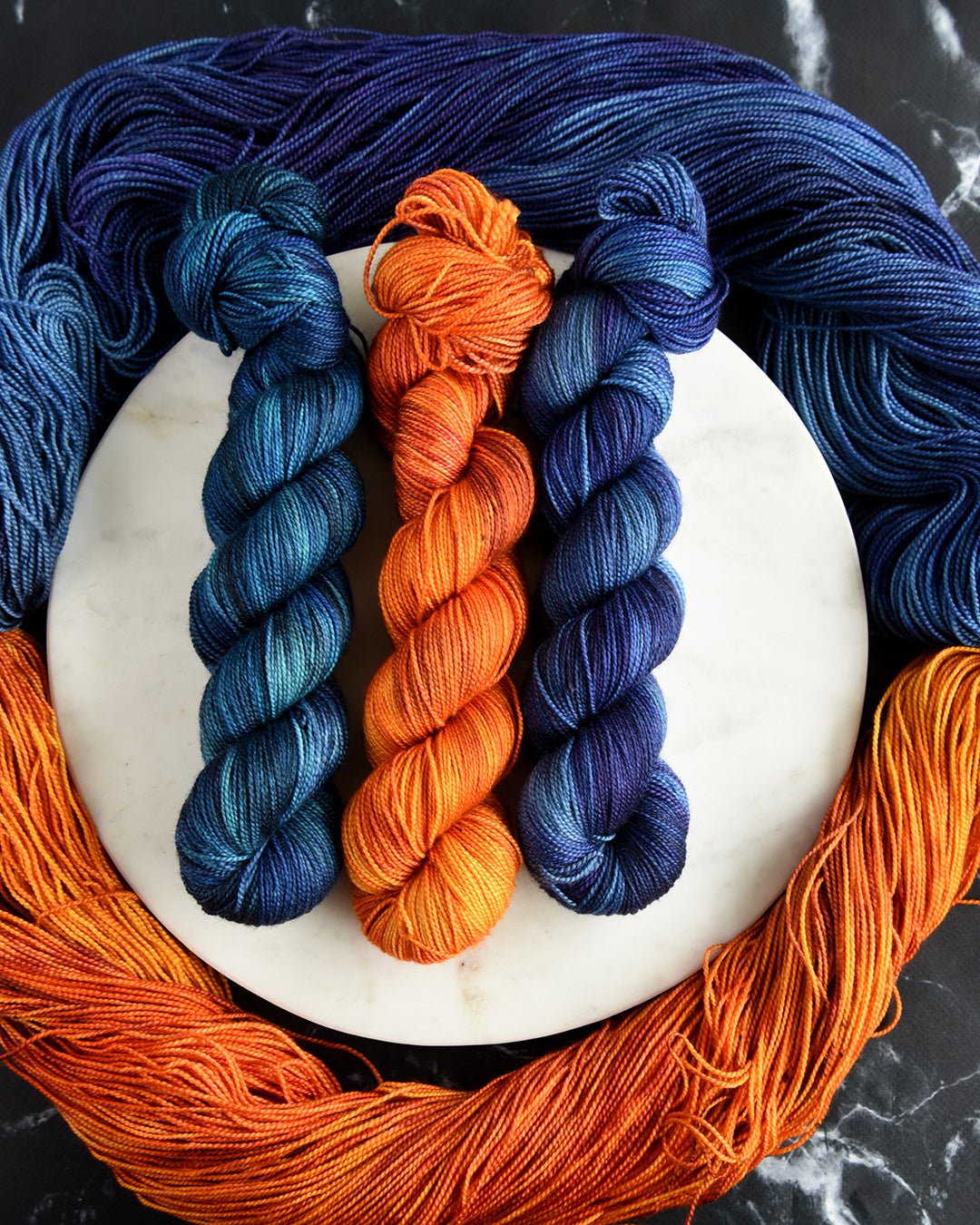 Destination Yarn fingering weight yarn Eclipse Colorwork Trio