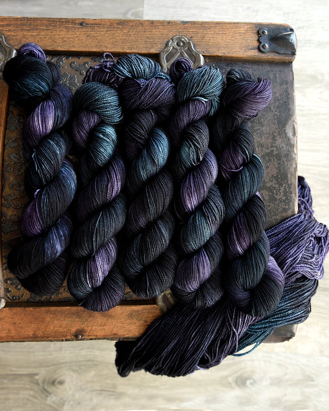 Destination Yarn fingering weight yarn Edgar Allan Poe