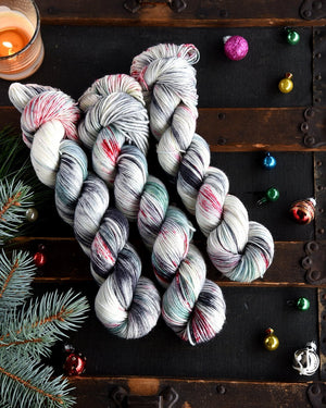 Destination Yarn fingering weight yarn Farmhouse Christmas