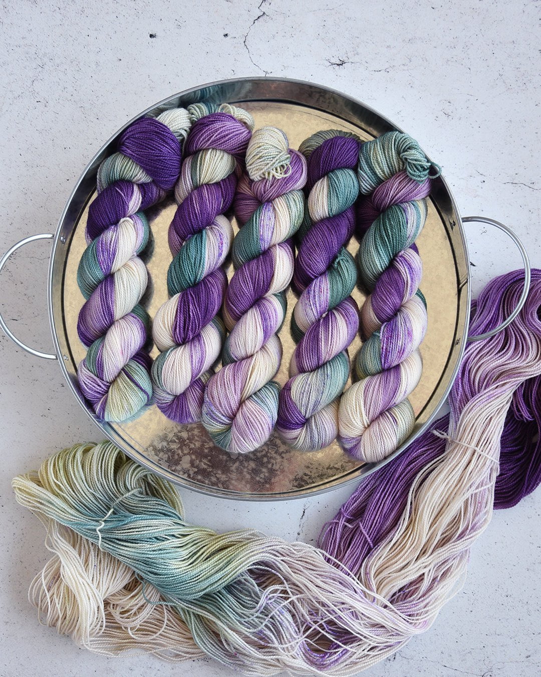 Destination Yarn fingering weight yarn First Class MCN Wisteria Season in London