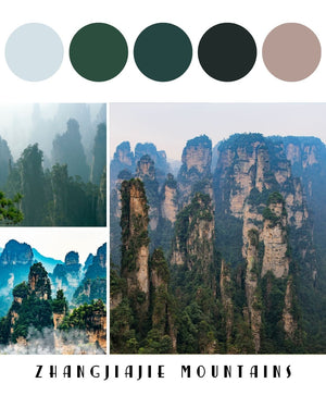 Destination Yarn fingering weight yarn First Class MCN Zhangjiajie Mountains