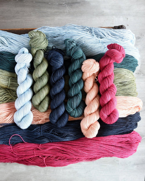 Coastal Fog - light blue gray hand dyed yarn inspired by the great ...