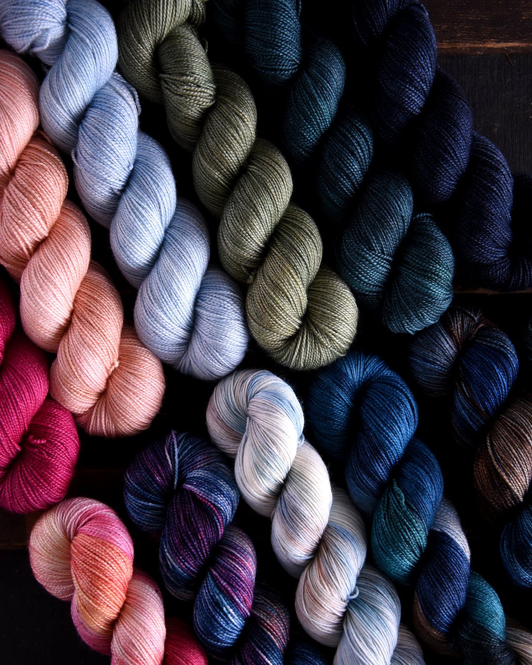 Destination Yarn fingering weight yarn Great Lakes Collection Full Skein Set