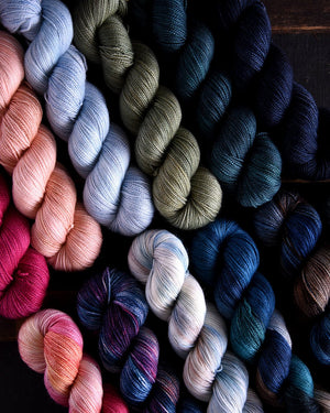 Destination Yarn fingering weight yarn Great Lakes Collection Full Skein Set