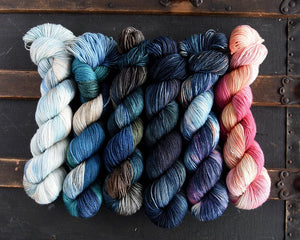 Destination Yarn fingering weight yarn Great Lakes Collection Full Skein Set