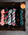 Destination Yarn fingering weight yarn Hawaiian Christmas