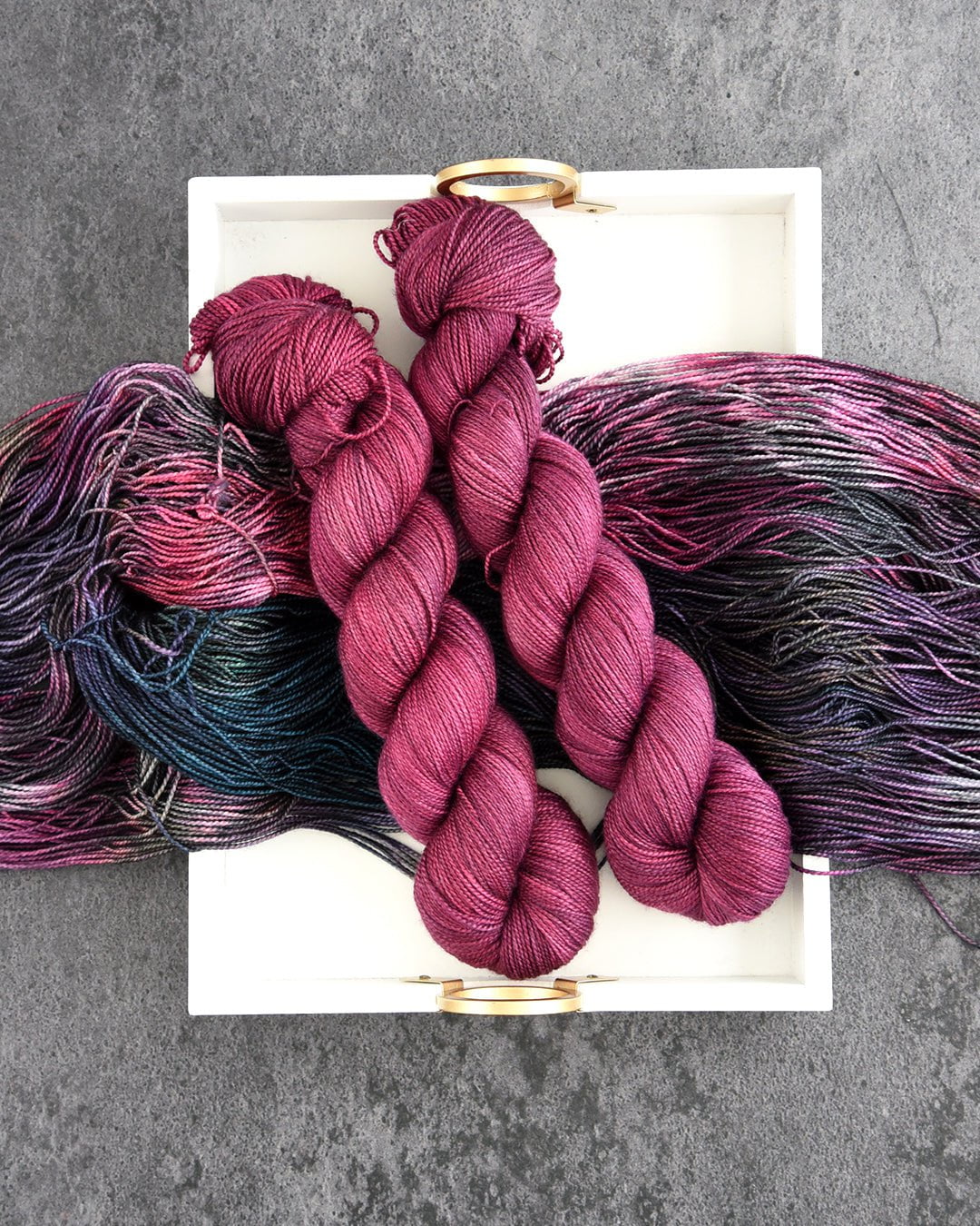 Destination Yarn fingering weight yarn Heaven Above